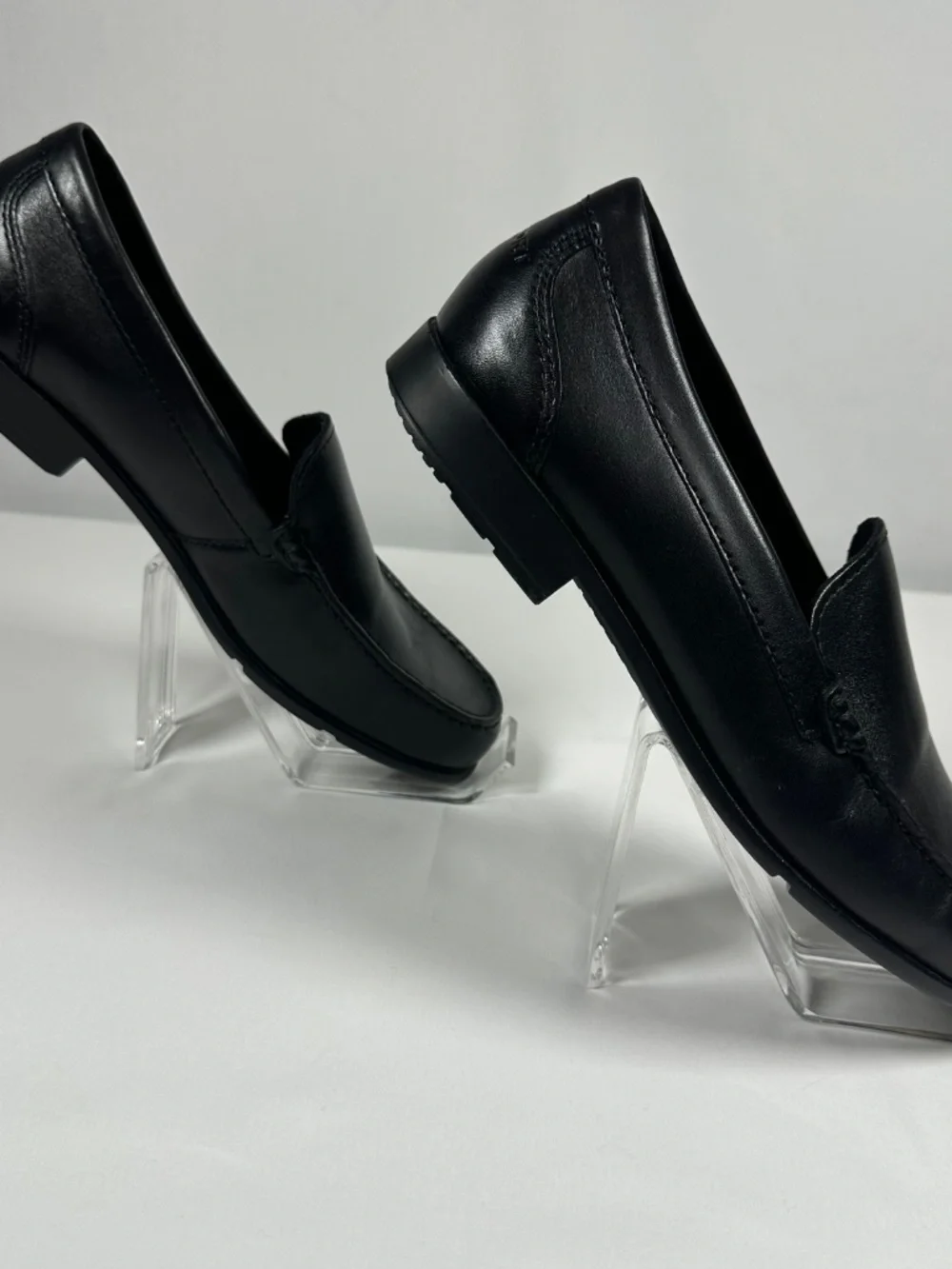 Rockport Tru Tech Casual Leather Slip On Men's Loafers Black Size 9M Like New